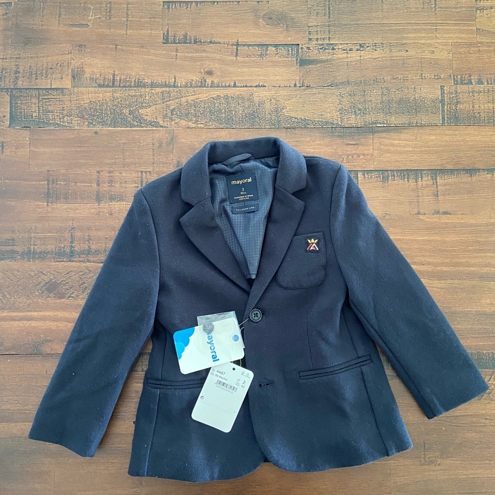 Mayoral Blazer 4467 ~ Navy 050 ~ Size 2